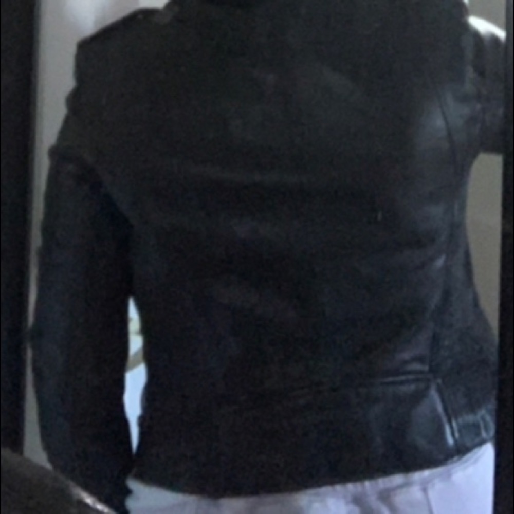 Leather biker jacket - Picture 10 of 10